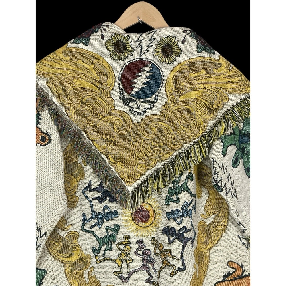 Grateful Dead Fabulous Blanket Yacht Coat Size M/L Deadhead Fringe Baroque RARE - Picture 2 of 16